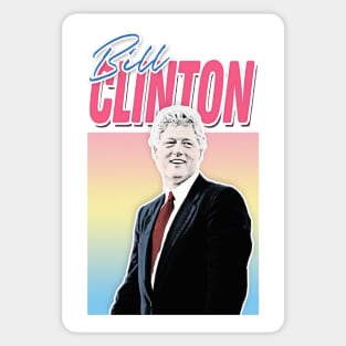 Bill Clinton Graphic Design 90s Style Hipster Statement Sticker